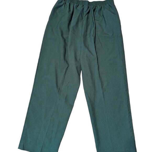 🛍️ ALFRED DUNNER BUSINESS CASUAL GREEN PANTS SIZE 14 - Picture 3 of 3
